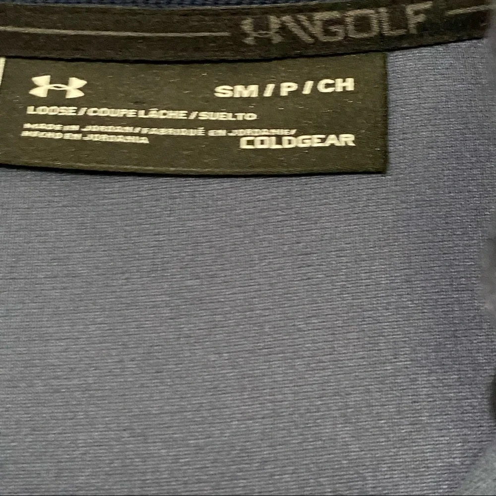 Under Armour Size S storm snap mock sweater Golf polyester fleece lightweight
